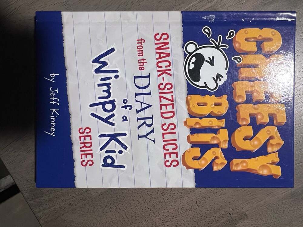 Kohl's Cares Cheesy Bits Snack-Sized Slices Diary of a Wimpy Kid Book